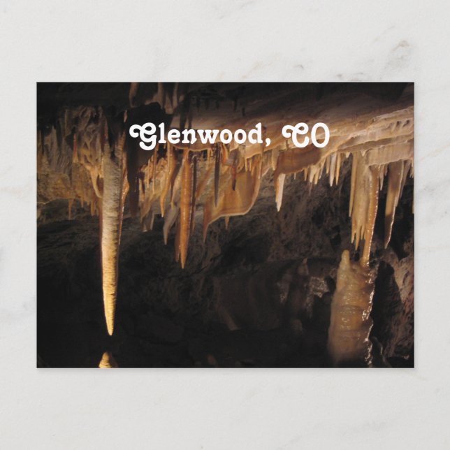 Glenwood Caverns Postcard (Front)