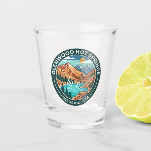 Glenwood Hot Springs Pool USA Shot Glass