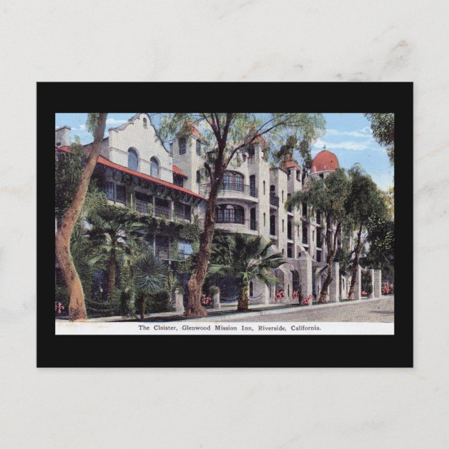 Glenwood Mission Inn, Riverside CA Vintage Postcard (Front)