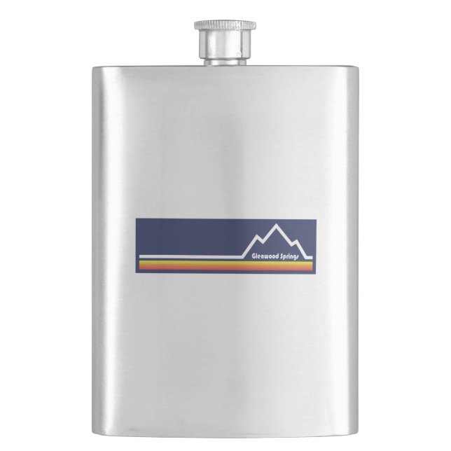 Glenwood Springs, Colorado Flask (Front)