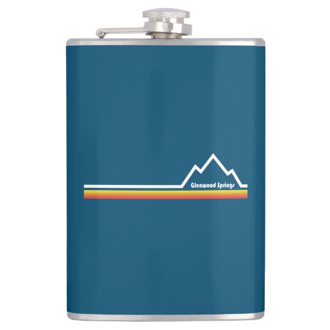 Glenwood Springs, Colorado Flask (Front)