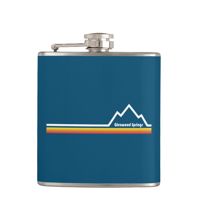 Glenwood Springs, Colorado Flask (Front)