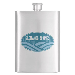 Glenwood Springs Colorado Outdoors Flask