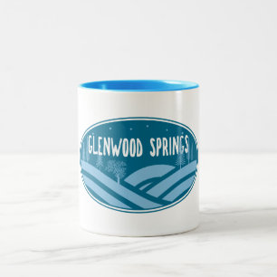 Glenwood Springs Colorado Outdoors Two-Tone Coffee Mug