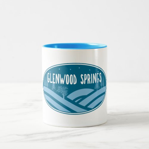Glenwood Springs Colorado Outdoors Two_Tone Coffee Mug