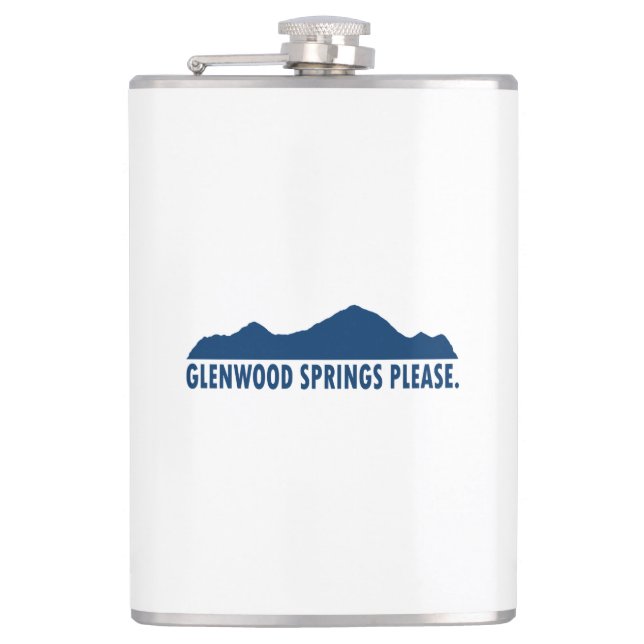 Glenwood Springs Colorado Please Flask (Front)
