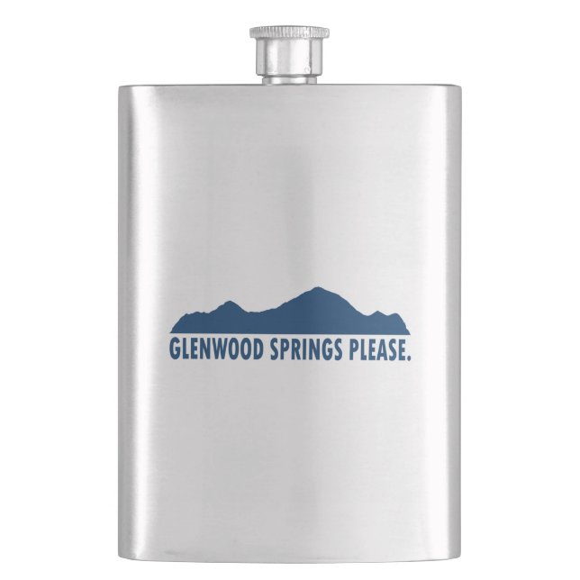 Glenwood Springs Colorado Please Flask (Front)