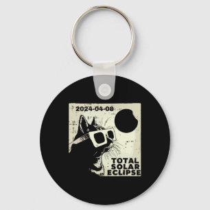 Gles Total Solar Eclipse April 8 2024 Totality  Keychain