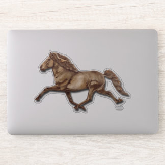 Gletta in Bronze Icelandic Horse Sticker