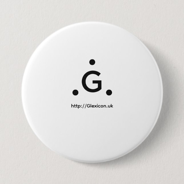 Glexicon UK Button (Front)