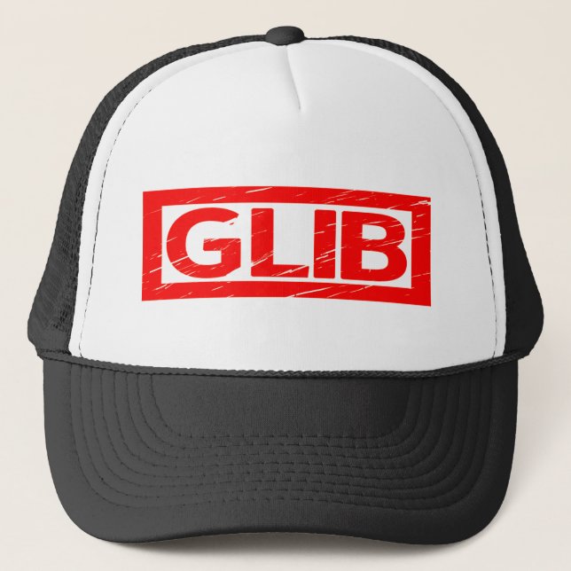 Glib Stamp Trucker Hat (Front)