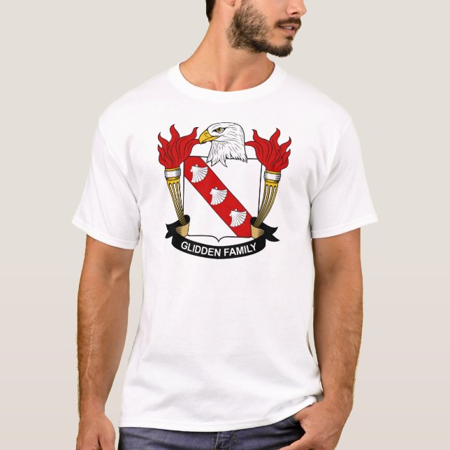 Glidden Family Crest T-Shirt (Front)