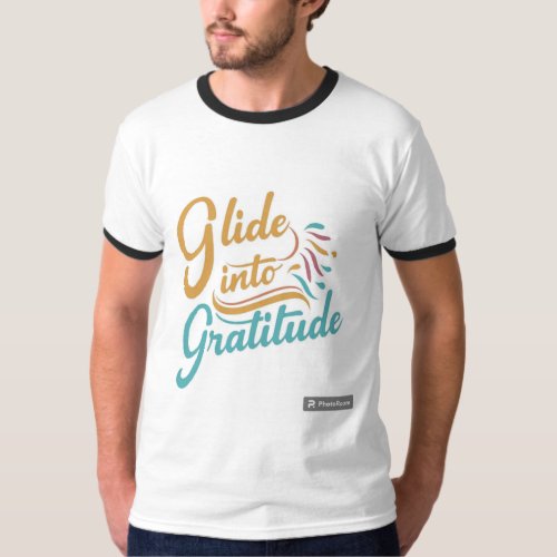 Glide into Gratitude Boys T_Shirt Design