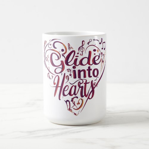  Glide into Hearts Coffee Mug