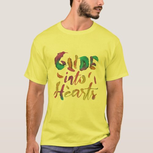 Glide into Hearts T_Shirt