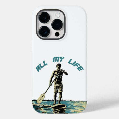 Glide ride and surf on sup paddle board Case_Mate iPhone 14 pro case