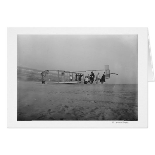 Glider being prepared for flight by cards (Front Horizontal)
