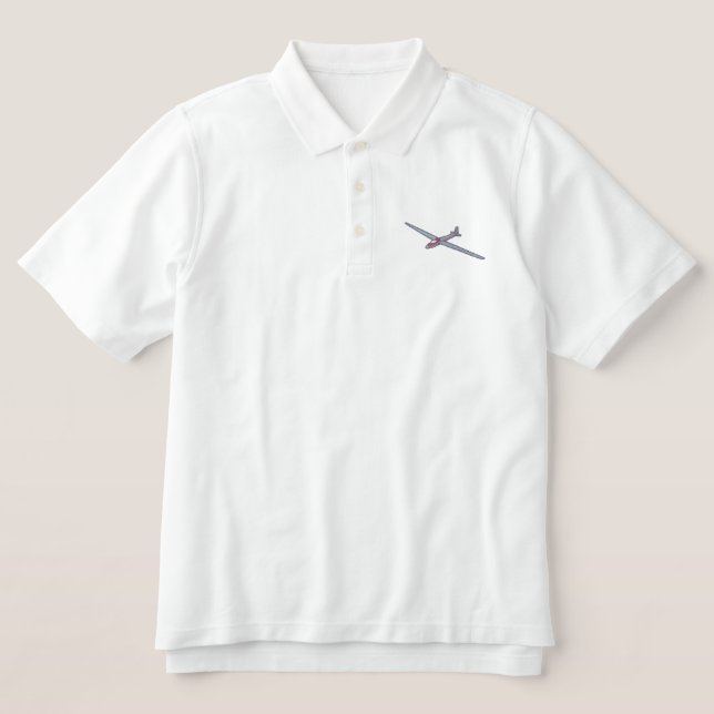 Glider Embroidered Polo Shirt (Design Front)