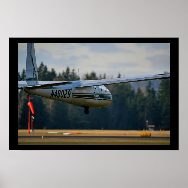 Glider Landing Poster (Front)