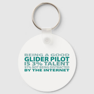 Glider Pilot 3% Talent Keychain