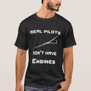 Glider Pilot Gliding Sailplane Flying Plane Aircra T-Shirt