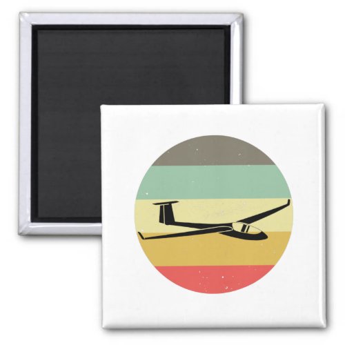 Glider  Pilot Gliding Soaring Sailplane Soar Gift Magnet