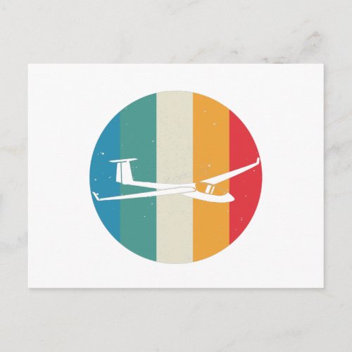 Glider  Pilot Gliding Soaring Sailplane Soar Gift Postcard