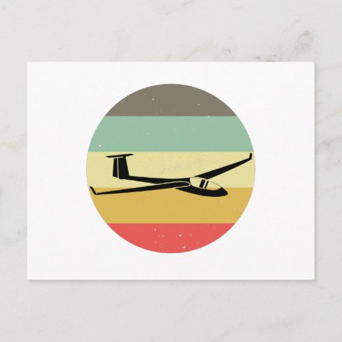 Glider  Pilot Gliding Soaring Sailplane Soar Gift Postcard