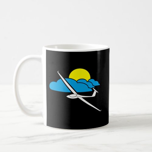 Glider Pilot Sailplane Gliding Soaring Thermals Coffee Mug