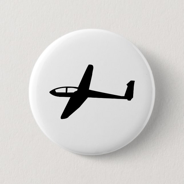 Glider Pinback Button (Front)