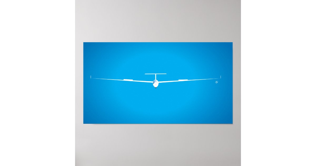 Glider Poster | Zazzle