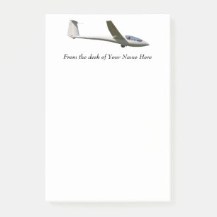 Glider Sailpane Post-It note - Gliding & Soaring