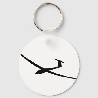 glider sailplane keychain