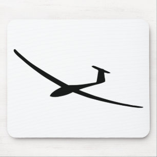 glider sailplane mouse pad