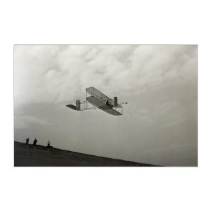 Glider Test Flight Aviation Wright Brothers Acrylic Print