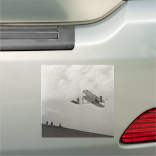 Glider Test Flight Aviation Wright Brothers Car Magnet