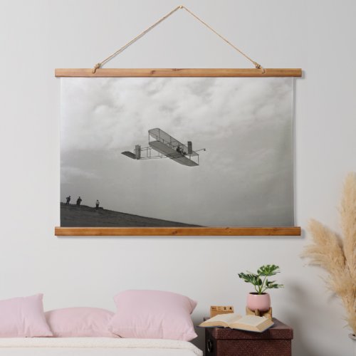 Glider Test Flight Aviation Wright Brothers Hanging Tapestry