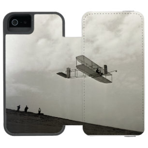 Glider Test Flight Aviation Wright Brothers iPhone SE/5/5s Wallet Case