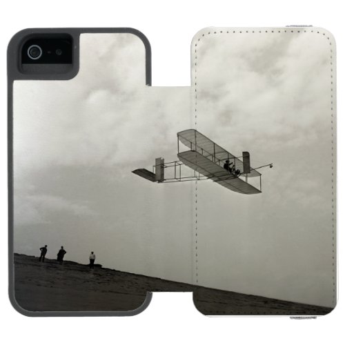 Glider Test Flight Aviation Wright Brothers iPhone SE55s Wallet Case