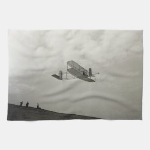 Glider Test Flight Aviation Wright Brothers Kitchen Towel