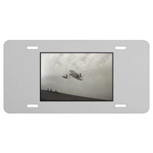 Glider Test Flight Aviation Wright Brothers License Plate