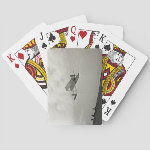 Glider Test Flight Aviation Wright Brothers Poker Cards