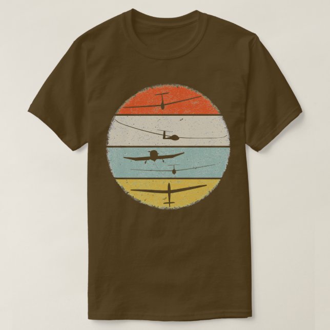 Gliders Glider Pilot Soaring Gliding Gift Idea  T-Shirt (Design Front)