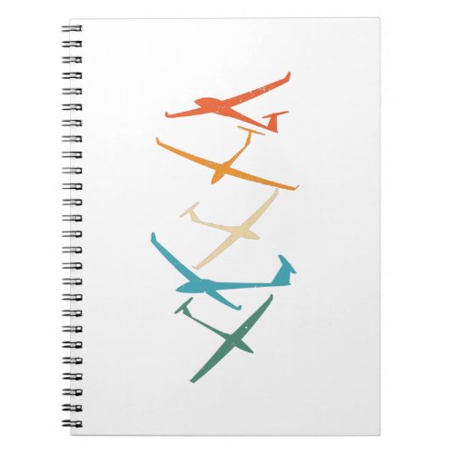 Gliders  Glider Pilot Thermals Soaring Soar Gifts Notebook