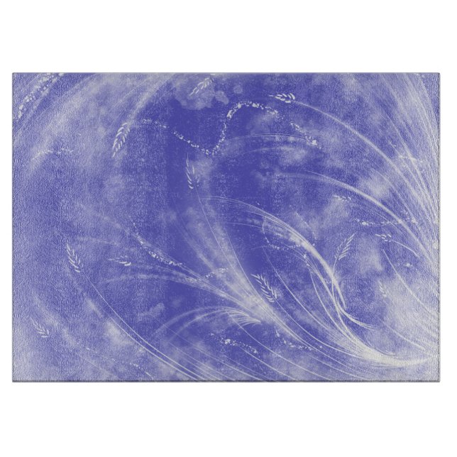 Gliding Angels Blue  Cutting Board (Front)