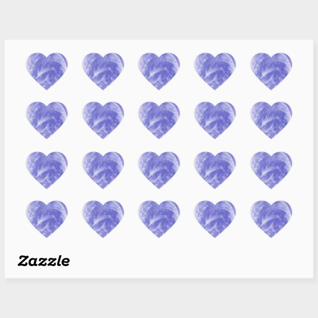 Gliding Angels - Frozen Land  Heart Sticker (Sheet)