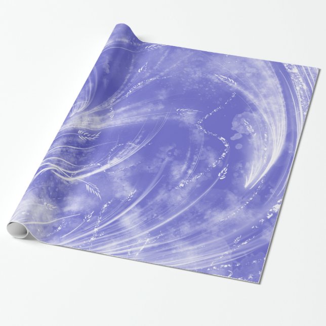 Gliding Angels - Frozen Land  Wrapping Paper (Unrolled)
