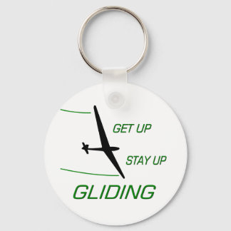 Gliding ... Get up  Stay up Keychain