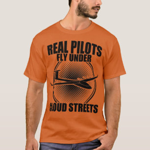 Gliding Glider pilot soaring thermals pilot gifts  T-Shirt