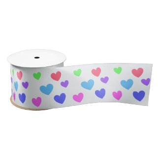 Gliding Hearts - Assorted Pastel Colors